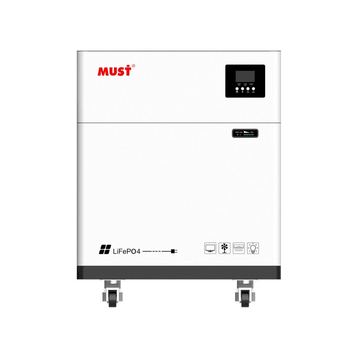 HBP3300 TLV 系列（2-6kW，7.168/14.338kWh）移动式 产品外观