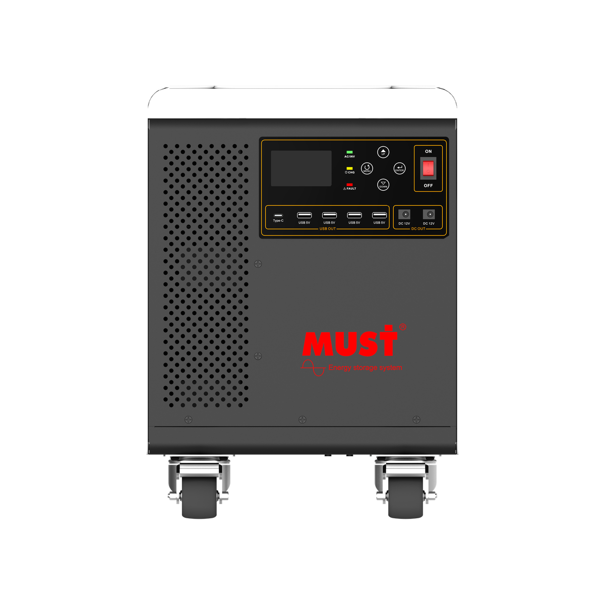 HBP1800 OS 系列(1.2-3kW,1.28-3.072kWh)移动式 产品外观