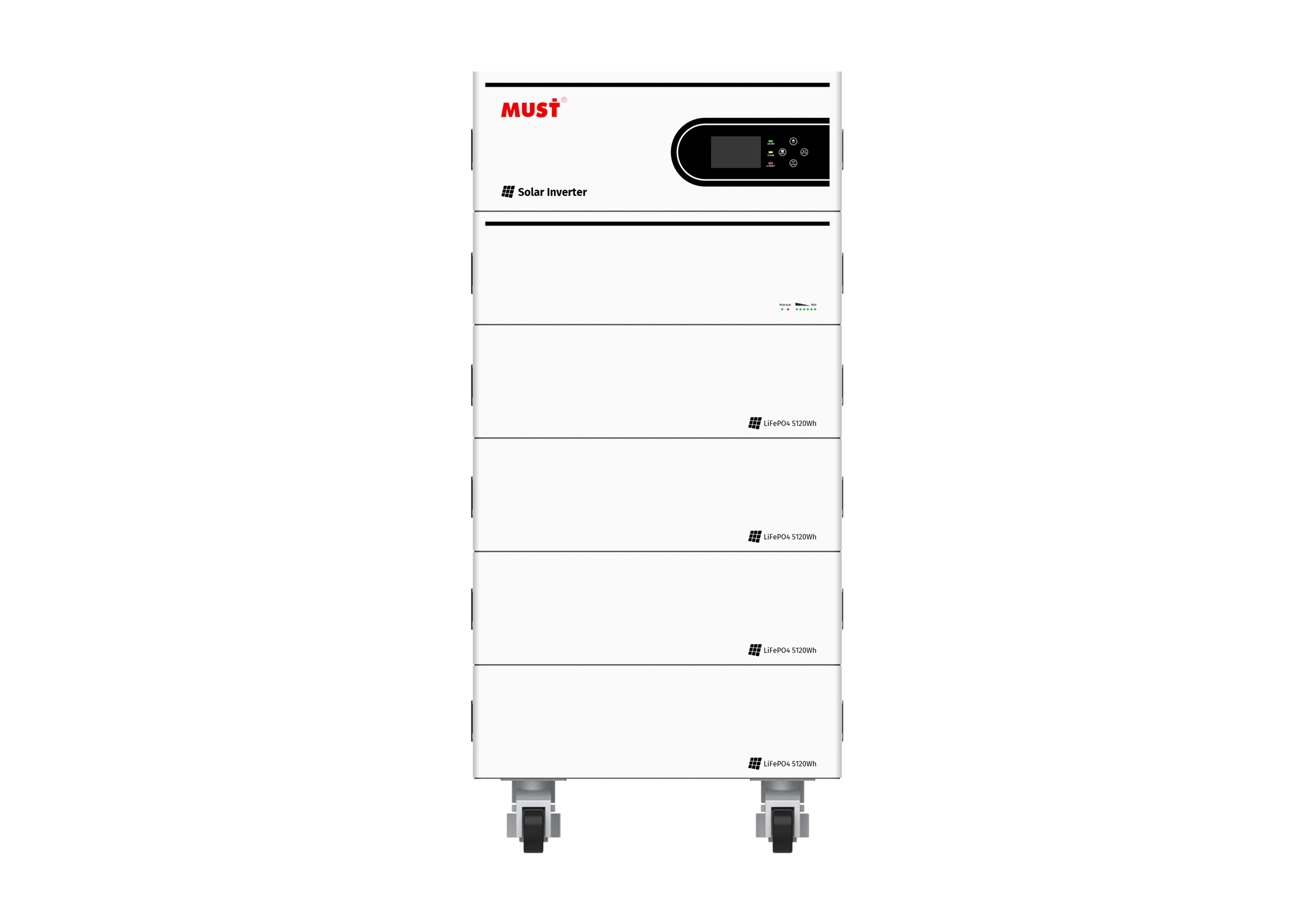 HBP3300 PTLV 系列(6kW,5.12-25.6kWh)移动式 产品外观